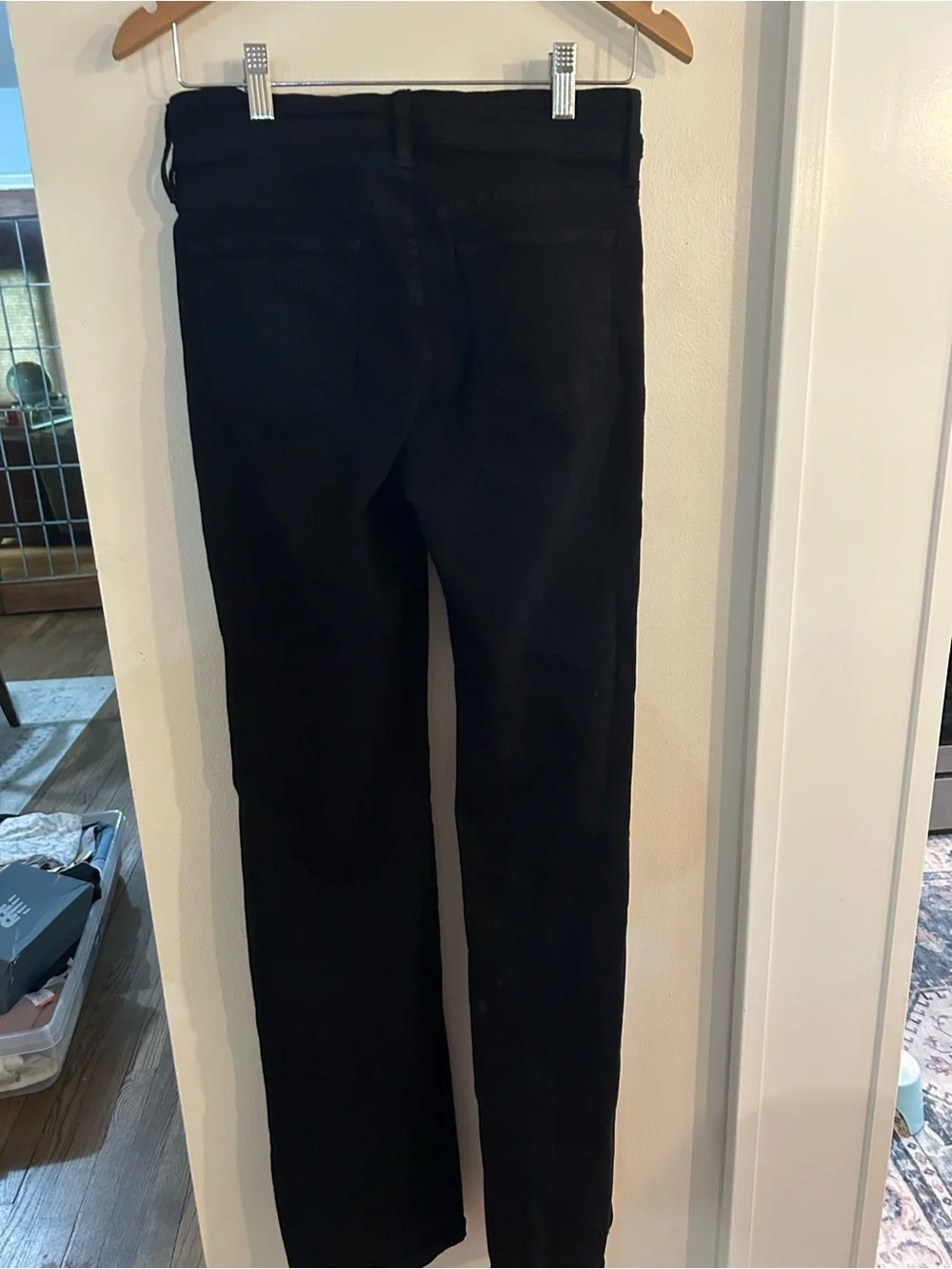 Frame Denim Black Straight Jeans - Picture 5 of 5